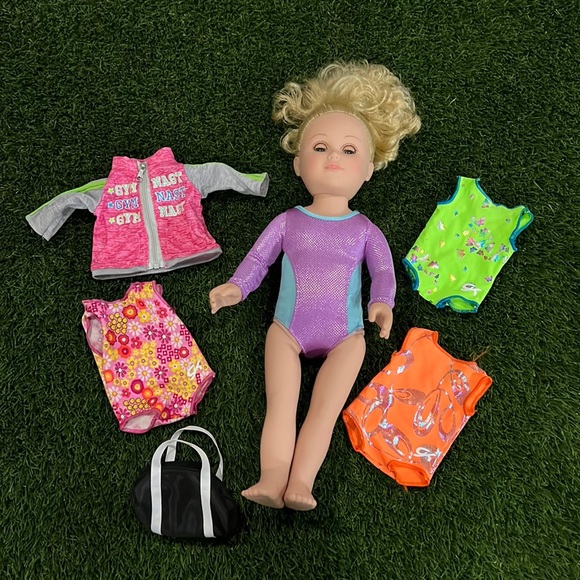 Toys 18 Inch Doll Gymnast Plus Gk Leotards Large Lot Poshmark
